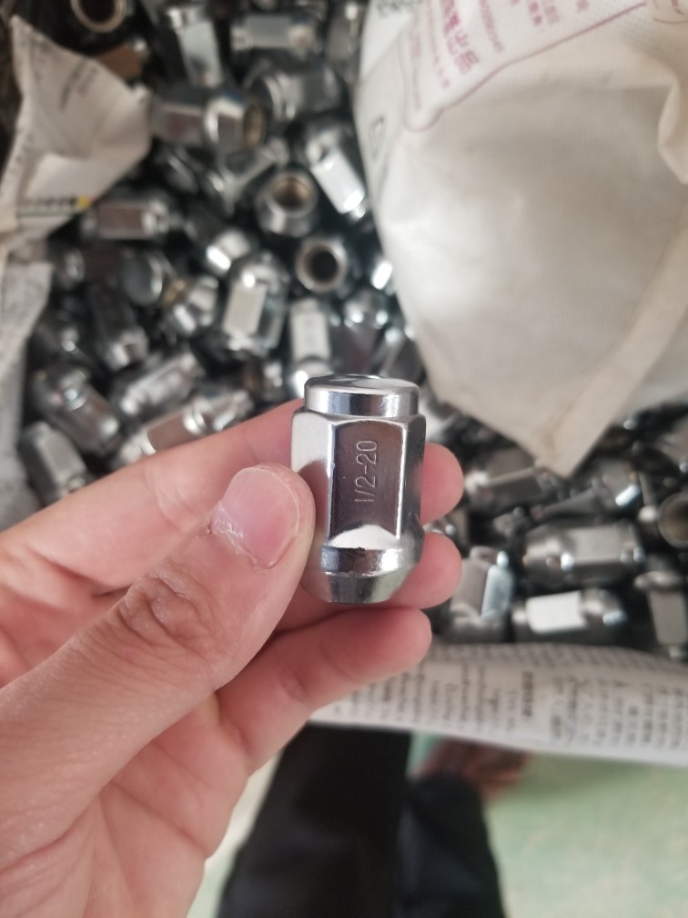 chrome m14 wheel nut