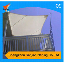 WATERPROOF POLYESTER FABRIC WITH PU COATED SOLAR SHADE SAIL