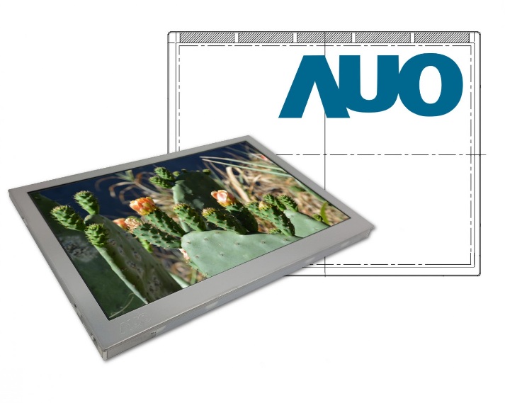 AUO G150XVN01 2 Panel de aplicación industrial de 15 pulgadas 1024X768