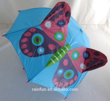 Butterfly safety cartoon umbrella children umbrella