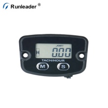 Runleader Marine Tach Hour Meter and RPM Display for Motorcycle and Electric Motors