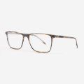 Super thin Rectangular Acetate Men's Optical Frames