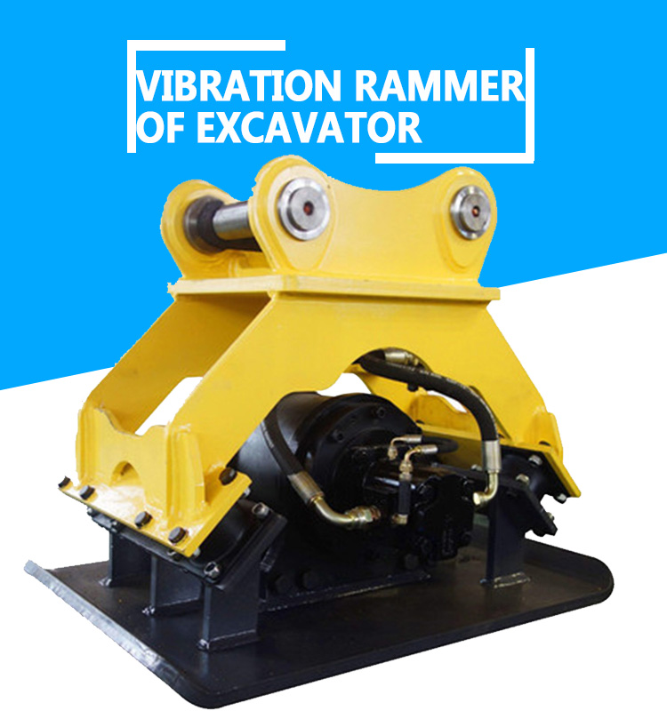 Excavator parts hydraulic vibro high power and high horsepower compactor plate vibration rammer