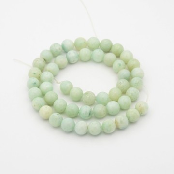 Pandahall 6mm Natural Flower Amazonite Round Bead Strands: Crafting Unique Jewelry Designs