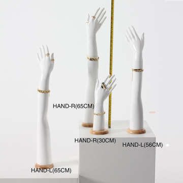 Wholesale Fiberglass Mannequin Hand Jewelry Display Dummies