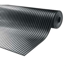 broad ribbed rubber sheet/matting ,wide ribbed rubber mat