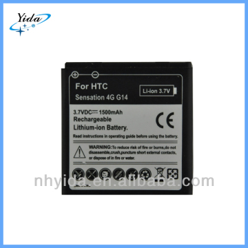 High Quality Cell Phone Battery For HTC G14 3.7V 1500mah