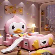 UMIKK Solid Wood Kids Bed Loft Bed Home Furniture Platform Bed