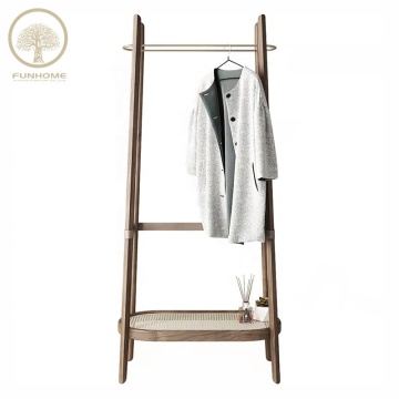 Heated Clothes Racks Wooden Display Rack for Dressing Up