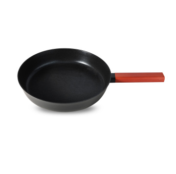 Professional Forged Aluminum Non-Stick Cookware Set: Egg Frying Pans, Cooking Pan, and Fry Pans with Long Wooden Handles