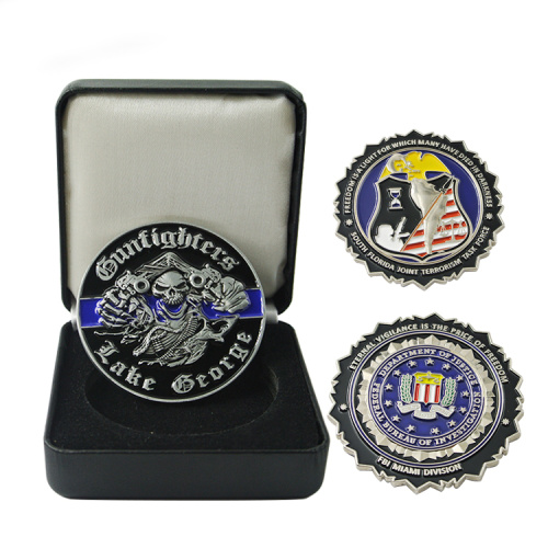 Custom Design Logo US Soft Enamel Challenge Coin