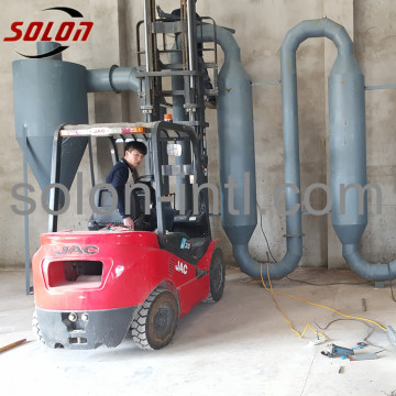 long pipe sawdust dryer
