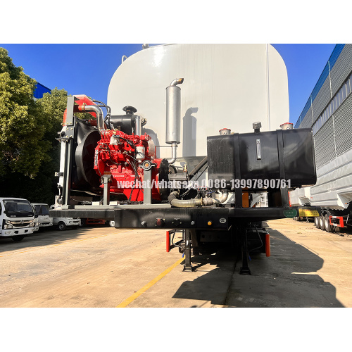 Aluminium Alloy 50-60m³ Bulk Feed/ Cereal Transport Semi Trailer