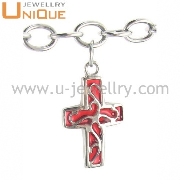 Wholesale cross charms jewelry enamel charms (CH0295)