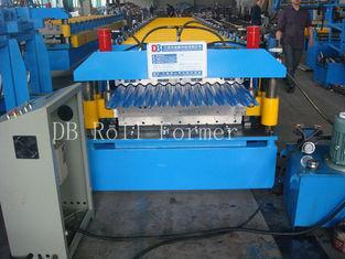Corrugated Steel Panel Roll Forming Machine Driven by Chain