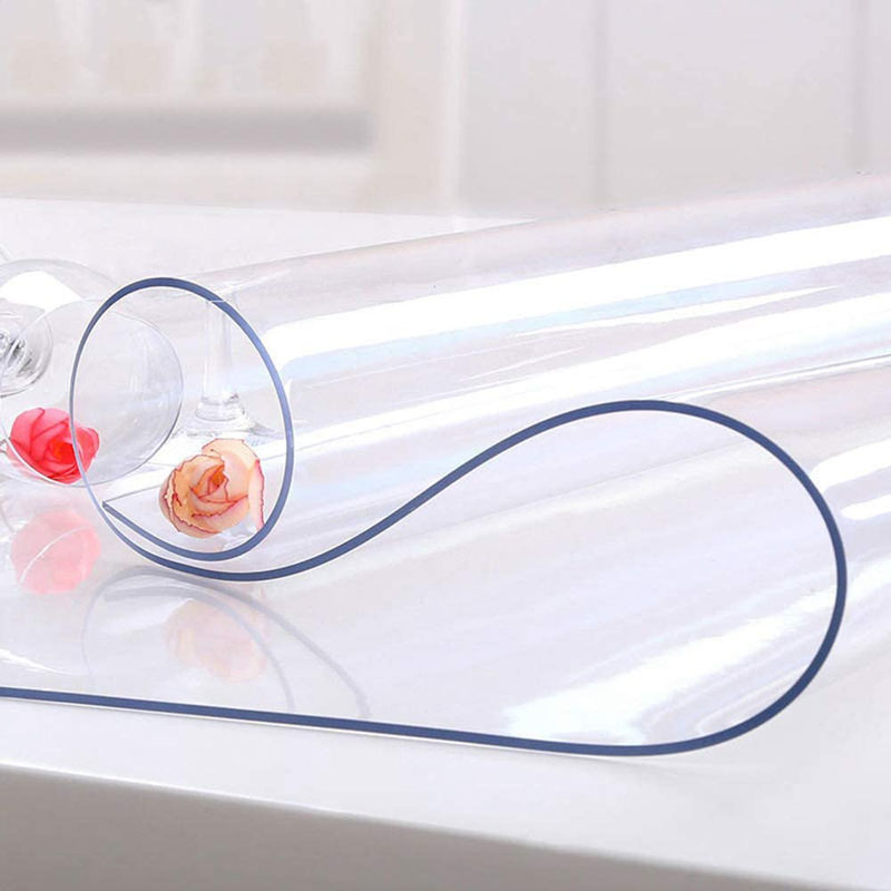 2MM Thick Custom Multisize Clear PVC Table Cover Protector Vinyl Non-Slip Desk Pad Tablecloth Protector