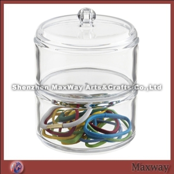 Acrylic Jewellery Cusmetic Storage Canister