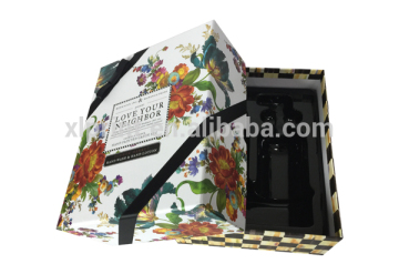 Promotional paperboard box with lid and base