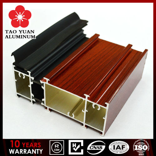 Competitive pirce Wooden surface treatment for aluminium profile price