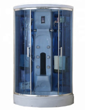 All Glass Shower Doors Self Contained Steam Bath Fibreglass Shower Cubicle