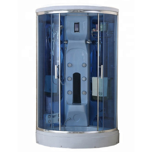 All Glass Shower Doors Self Contained Steam Bath Fibreglass Shower Cubicle