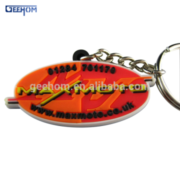 oval shape 3d smart key chain