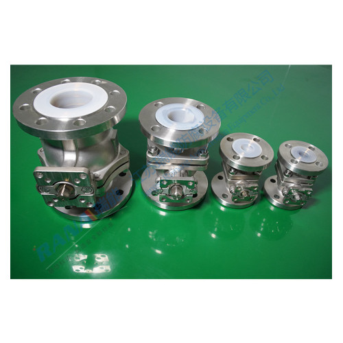 PFA Lined Ball Valve for Semiconductor Chemicals