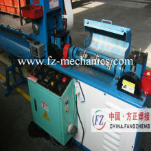 Steel wire flattening and cutting machine