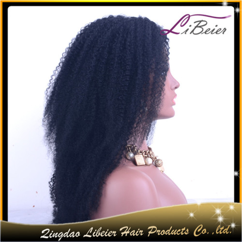 High Grade Kinky Curly Front Lace Wig Afro American Wigs