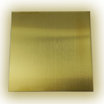 Golden plate HL SS304L #1.2MM 4' X 8'