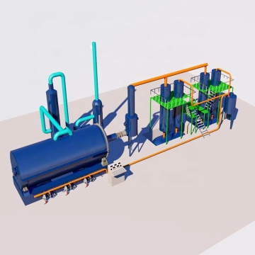 Full Automatic Waste Tyre Pyrolysis Machine: Convert Tires to Diesel Fuel