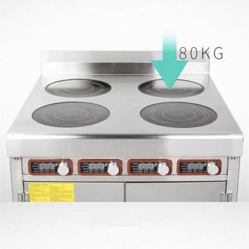 4 Burner Burner Commercial Induzione Cooker