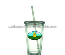 16OZ double wall plastic cup