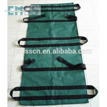 Portable flexible Reeves stretcher for Basic First Aid