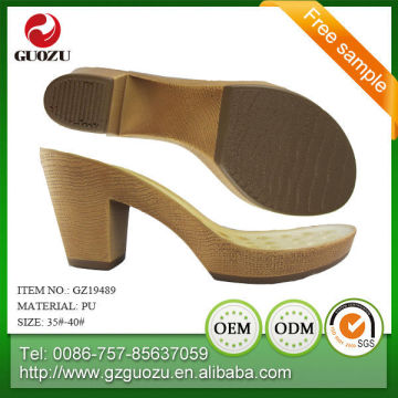 women high heel herringbone sandals pu outsole