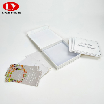 Square Gift Packaging Magnetic Box For Invitation Cards