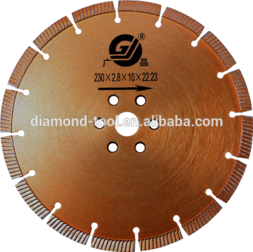 230mm Guangjing Cutting Grinding Turbo Blade Free Samples Saw Blade Sharpeners