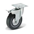 Light industrial casters with lock