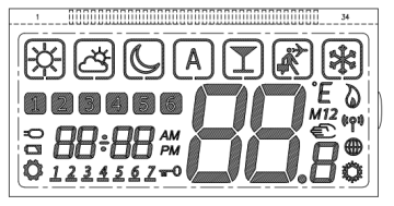 Strong Resolution Air Conditioning Liquid Crystal Display