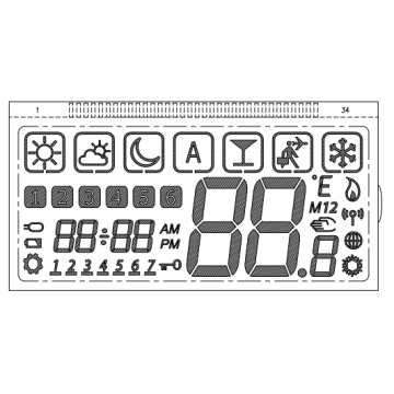 Strong Resolution Air Conditioning Liquid Crystal Display