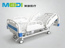 Hospital Bed Single Crank Punching Bed Board with Four Guardrails