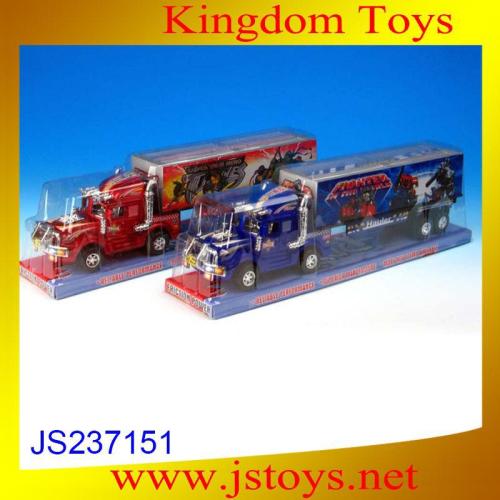 2015 new type toy container truck carry with cars for kids hot sale