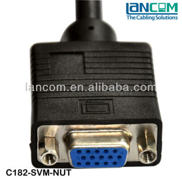 Nut Type Low Loss High Speed SVGA Cable