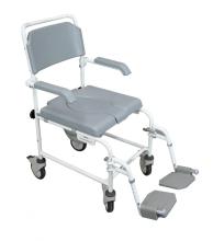 Shower Commode Chair With Castors