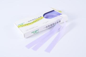 Lavender Flat Disposable Tourniquet 50pic/Box