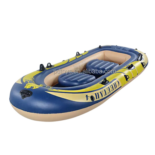 Uppblåsbara Lake Ocean Boat Raft Set med åror