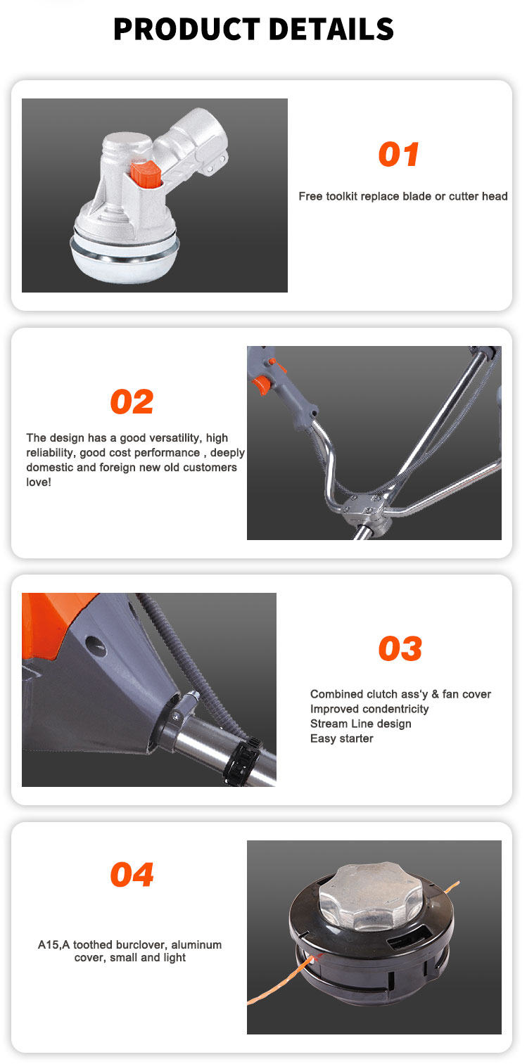 High performance 32CC brush cutter fuel tank