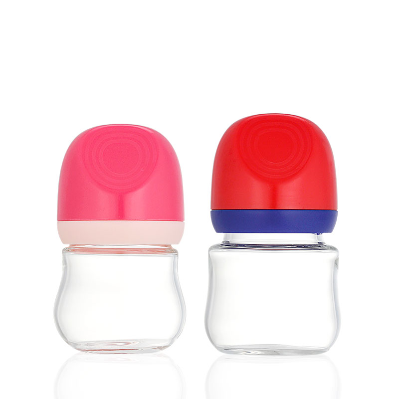 Mushroom Shape Baby Feeder Bottle Glass Feeding Bottles