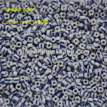 opaque decorative glass bead for garments 8/0
