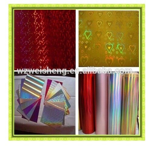 2015 Hot selling laser colorful paperboard with SBS backing paper